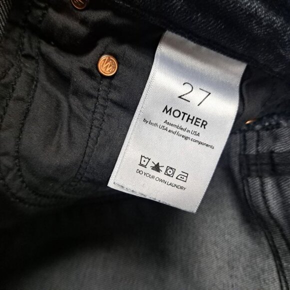 Revolve Mother The Insider Crop Step Fray in Train Stops - Picture 8 of 11